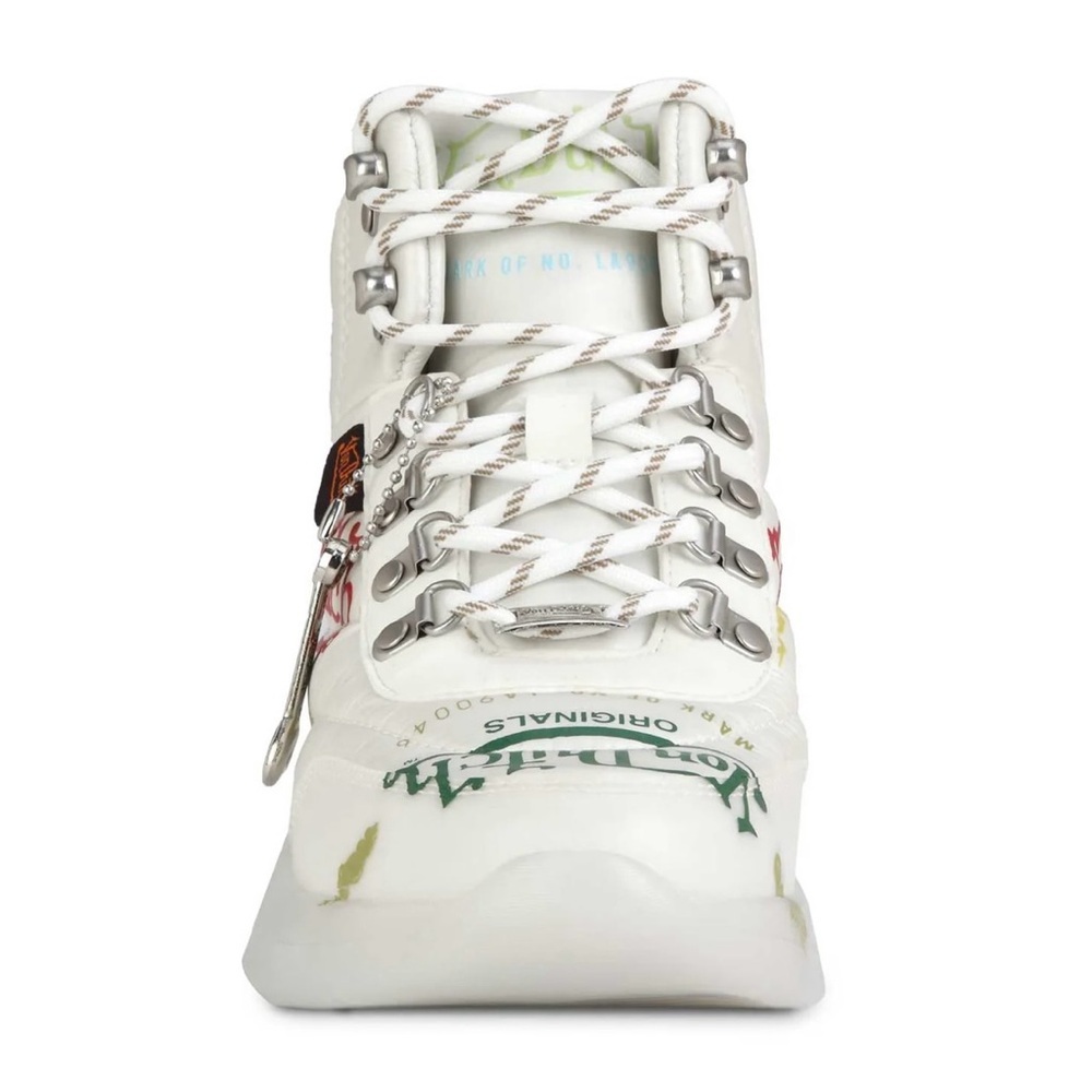 Von Dutch White High-Top Sneakers - Picture 3 of 9